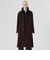 ベルテッド ステンカラーウールコート