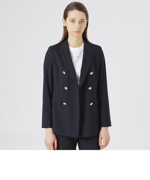 【ドラマ着用商品】ネイビーダブルブレストジャケット
