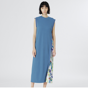 【KANAKO SASAKI】コラボレーション サイドブロッキングネオンドレス