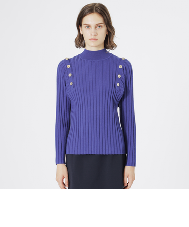 ショルダーカットアウトプルオーバー