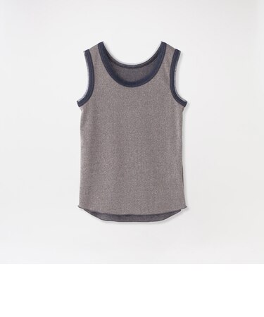 ラメリブタンクトップ