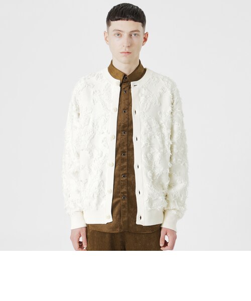 完売　フリンジジャカードクルーカーディガン　LOVELESS フリンジジャカードクルーカーディガン｜ラブレスの通販｜&mall