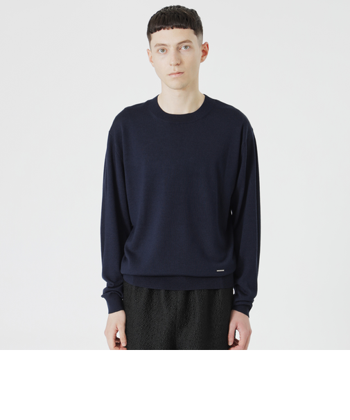 ハイゲージウォッシャブルクルーネック