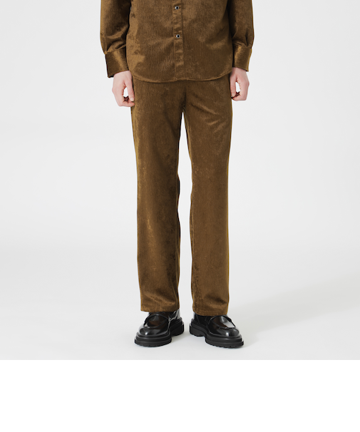 エンボスベロアイージーパンツ