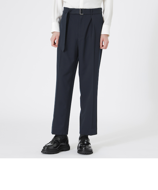 スーパークリースベルテッドスラックス