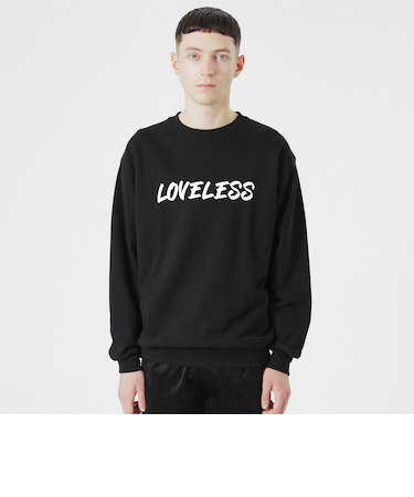 LOVELESSロゴスウェット
