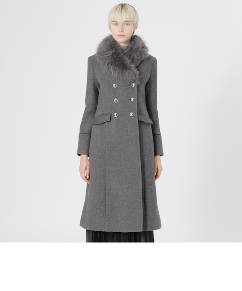 メルトンナポレオンコート｜ラブレスの通販｜&mall（アンドモール