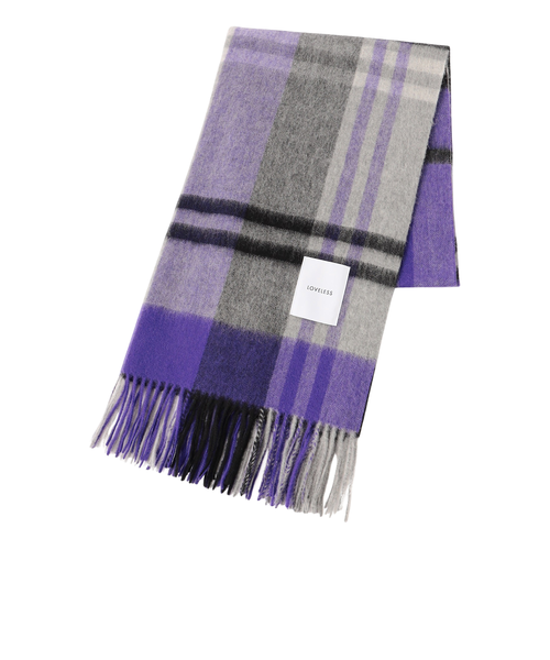 ウールチェックマフラー｜ラブレスの通販｜&mall（アンドモール）三井