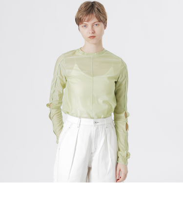 シアーカットアウトプルオーバー