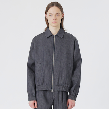 リジットデニムブルゾン