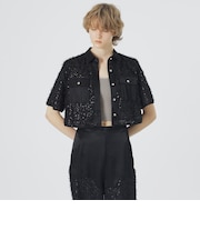 フェザースパンコールブラウス