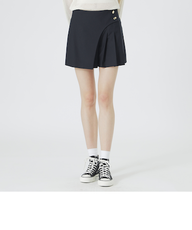 アシンメトリープリーツスコート