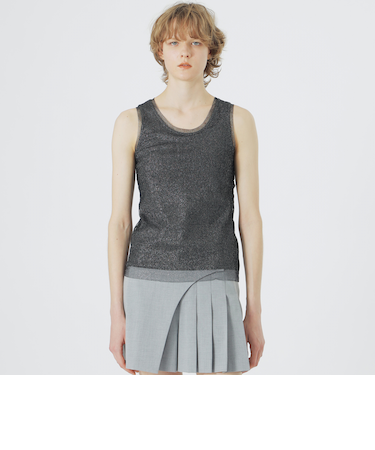 ラメチュールタンクトップ