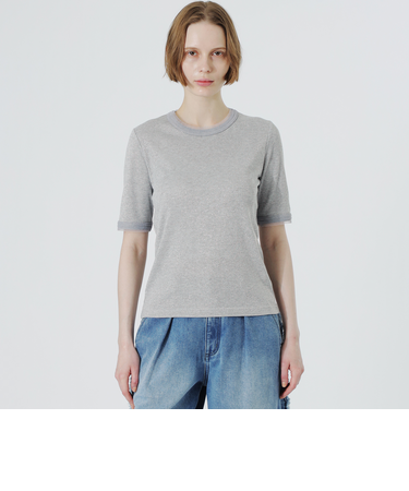 ラメリブTシャツ