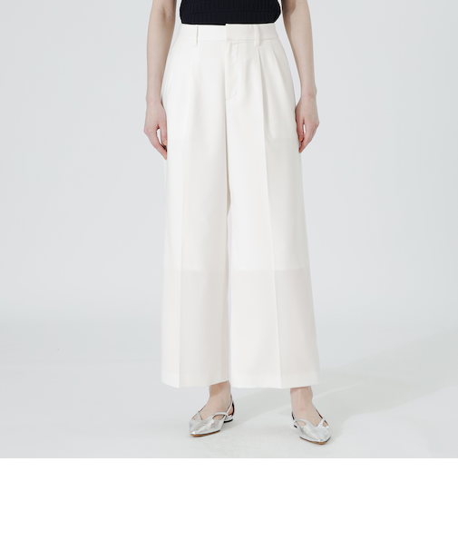 ウォッシャブル2タックパンツ