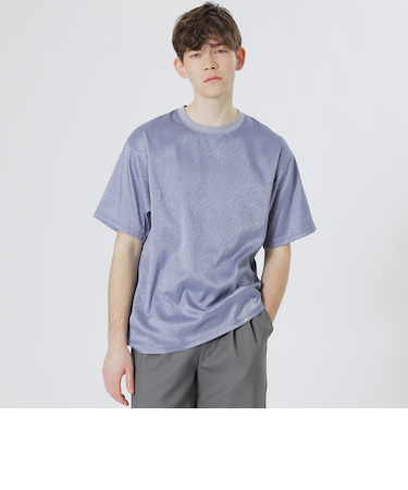 サテンジャカードTシャツ