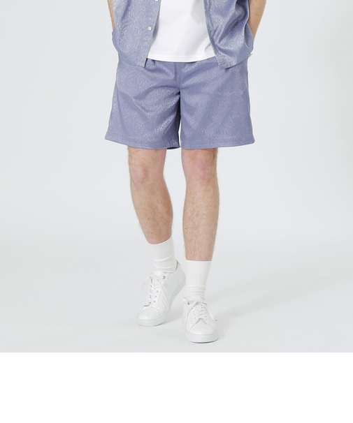 サテンジャカードショーツ