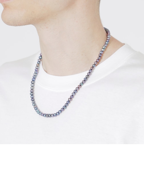 【Safari Lounge別注】メタリックパール2WAYネックレス