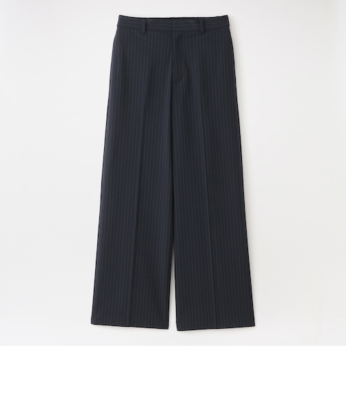 ポプリンストレートパンツ