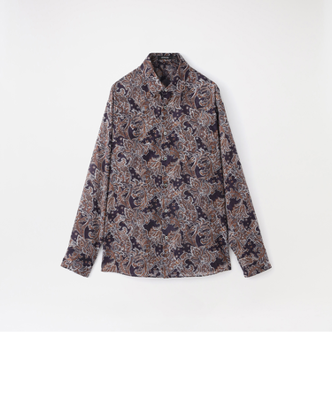 シアーペイズリーシャツ