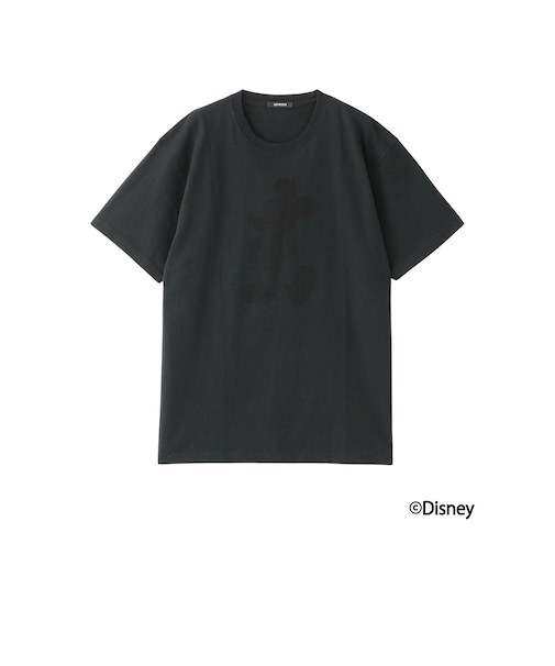 【ミッキーマウス / LOVELESS限定】プリントTシャツ(フロントシルエットスタイル)