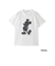 【ミッキーマウス / LOVELESS限定】プリントTシャツ(フロントシルエットスタイル)