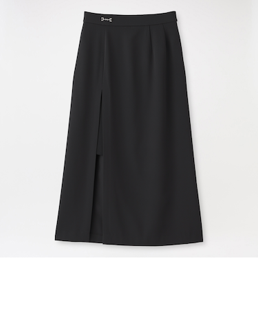 ラップスリットスカート