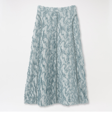 カットジャカードフレアスカート