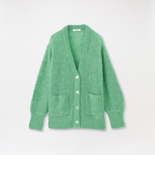 メッシュニットオーバーカーディガン