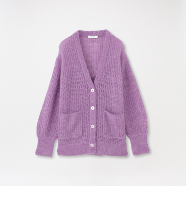 メッシュニットオーバーカーディガン