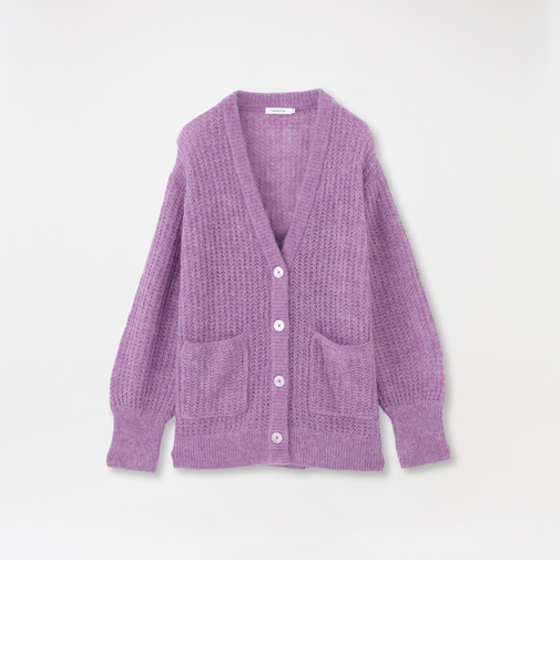 メッシュニットオーバーカーディガン