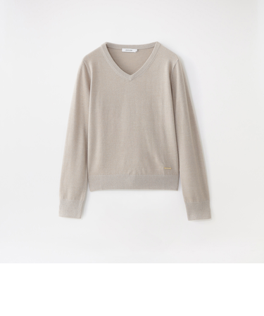 ラメハイゲージVネック