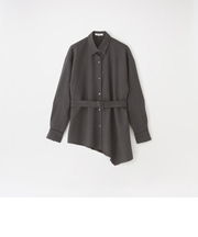 アシンメトリーシャツアウター