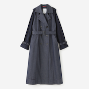 ブロッキングトレンチコート