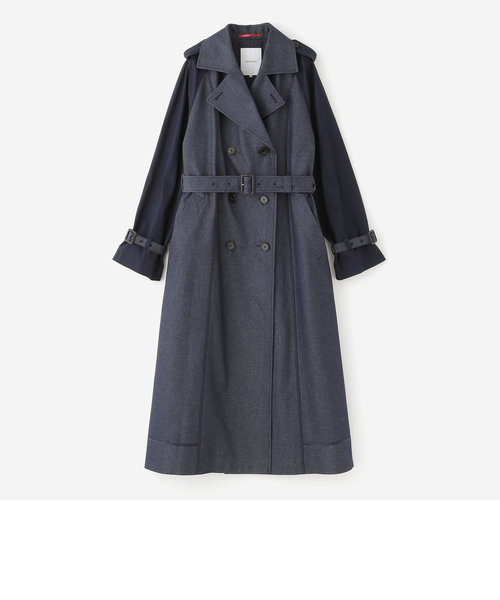 【美品】ブロッキングトレンチコート LOVELESS トレンチコート コート ブロッキングトレンチコート