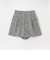 ツイードタックショートパンツ