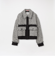 ツイードブルゾン