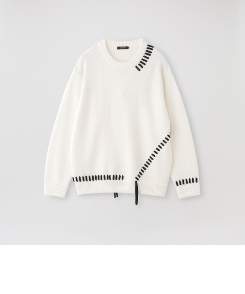 【UNISEX】ポイントスレッドプルオーバー