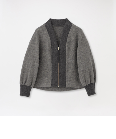 MAPELジップカーディガン