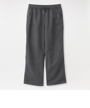 ランポーニスタッズダブルニーイージーパンツ