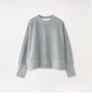 ラメニットコーデュロイプルオーバー