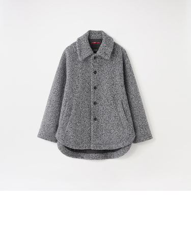 ブラッシュドループボアブルゾン