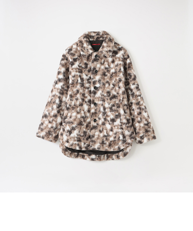 ブラッシュドループボアブルゾン