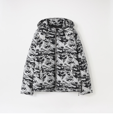 ジャカードフーディーダウン