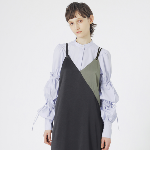 【手洗い可】キャンディスリーブシャツ