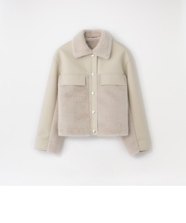 ファーコンビワークブルゾン