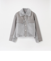 ファーコンビワークブルゾン