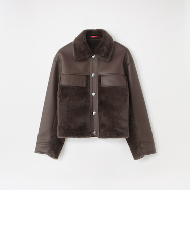 ファーコンビワークブルゾン