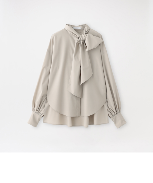 パフコンシャススカーフシャツ