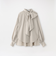 パフコンシャススカーフシャツ